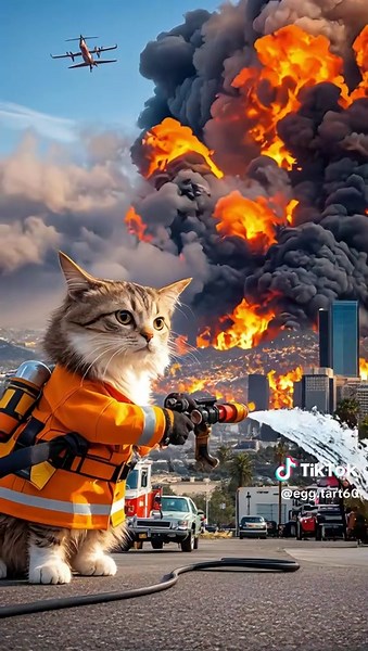 Cat Fireman