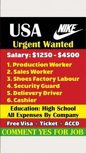 United States Jobs Urgent Wanted Workers With Basic Skills