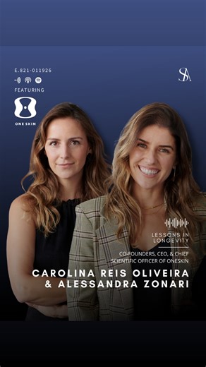 Dr Ekta Yadav, MD MBA MS (Skincare Anarchy) on Instagram: "Lessons in Longevity: The Science Behind OneSkin with Co-Founders Carolina Reis Oliveira and Alessandra Zonari - E.821 In this episode of Skin Anarchy, Dr. Ekta Yadav welcomes Carolina Reis Oliveira and Alessandra Zonari, co-founders of OneSkin, for a rigorous, eye-opening conversation that reframes skincare as a true longevity intervention. Part of the Lessons in Longevity series, this episode asks a bold question: what if skin aging is