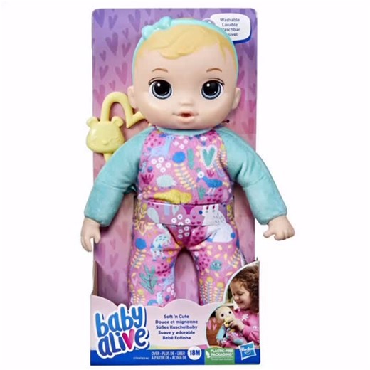 MasterKids | Kids’ Toys and Games in Lagos on Instagram: "The Perfect First Doll! 🎀 Baby Alive Soft ‘n Cute Give your little one a cuddle buddy they’ll love. This 11-inch doll is soft, safe, and ready for hugs! ✅ Soft & Snuggly: Ideal for toddlers 18m+ ✅ Travel Friendly: 11 inches tall ✅ Adorable Details: Animal onesie & teether included 🎁 Packaging: Comes in a cute “crib” box—perfect for gifting! 💵 Price: 30,500 📲 DM to order or tap the link in our bio 📍 88 Awolowo Road, Ikoyi, Lagos 📦 Na