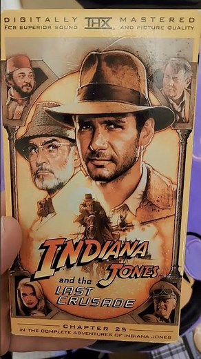 vintage vhs indiana jones #youtubeshorts