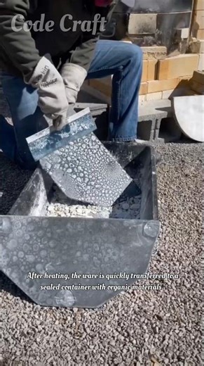 Dramatic Raku Pottery 🔥 The Reduction Process