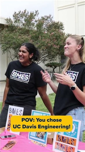Say Yes to UC Davis, Become an Aggie Engineer