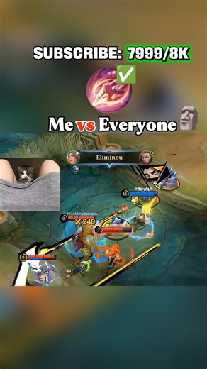 My Lancelot vs 4 #mobilelegends #mlbbshorts #mlbbcreatorcamp #mlbb #mobilelegend #mlbbmeme