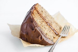 Banana Cake with Nutella Frosting