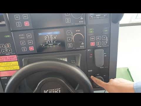 how to set off heading and off course alarm TOKYO KEIKI