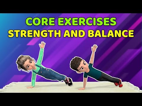 SUPER FUN CORE EXERCISES FOR KIDS - Strength and Balance