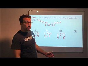 Multiplication - Factors