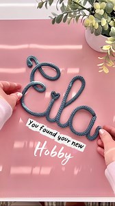 🔥 Knitted Wire Art | Tricotin Learn how to make knitted wire names for nursery, playroom, home decor, baby showers, bdays, etc. Perfect for beginners who want a creative hobby or a small business idea. 🧶 Want to learn Knitted Wire Art? I teach step by step with my basic course templates. ✨ Want a custom knitted wire name? I make personalized name decor ready to hang. 👉 Comment “LINK” for Knitted wire course, templates, materials, or custom orders ❤️ Link in bio too. 🚨Knitting Machine: @caydo