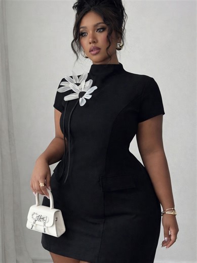 Stylish Slim Fit Mini Dress for Summer