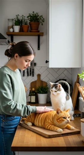 The cat was frightened Watch this hilarious jump scare #Cats #FunnyMoments #JumpScare