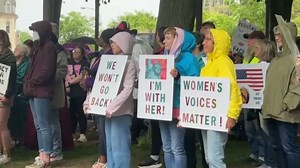 Women march in Western N.Y. to fight for women's rights