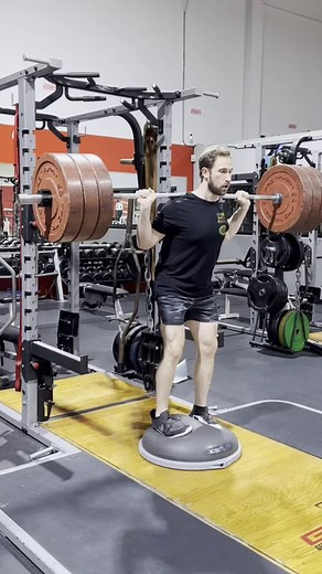 BOSU Ball Squats Good or BAD?? 10 Facts & 9 Variations below. 90 Degree Eccentric Isometrics. Best shoes Vivobarefoot code DRJOEL scientifically shown to improve lower body mechanics. Here’s 10 Facts about Stability Training You’ve Been Lied to by the Fitness Industry. 1.Stability training including BOSU ball developed by Dave Weck & Weck Method (discount code AHPWECK) gets a bad wrap. 2. That’s because many studies show stability training is ineffective for producing maximal force & handling ma