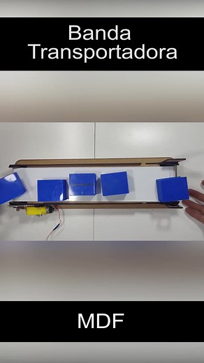 Banda Transportadora MDF con Arduino y Electrónica