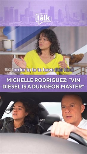 21K views · 195 reactions | Who would’ve guessed Vin Diesel is a Dungeon Master  #vindiesel #michellerodriguez #fastandfurious #dungeonsanddragons #dungeonmaster | The Talk | Facebook