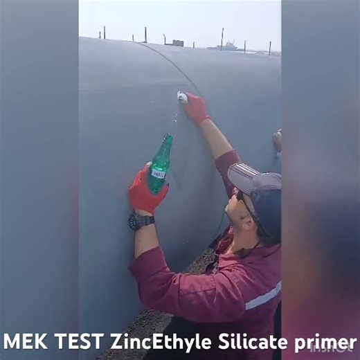 In this test, we are performing the MEK (Methyl Ethyl Ketone) resistance test on a coat