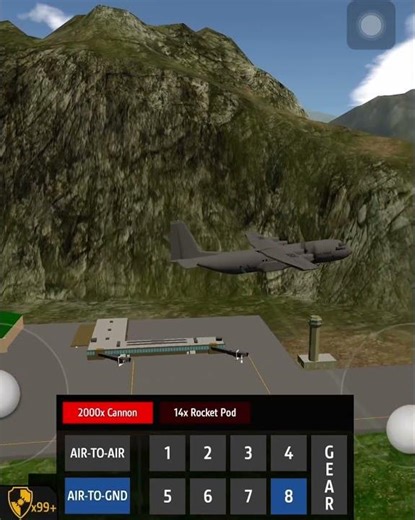 AC-130 gunship! #simpleplanes #aviation #c130hercules