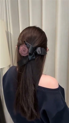 Quick & Easy Half-Up Hair Tie in Seconds | Hair Accessory Tips Hair Styling QuickHairTutor