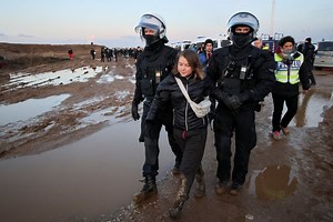 Greta Thunberg released after brief detention at German mine protest, police say