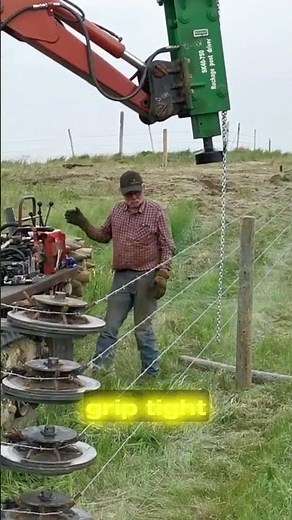 One Man Machine Builds Fences Insanely Fast!