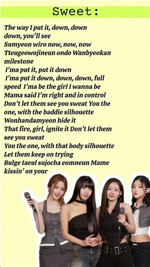 Addictive:This song deserves way more attention. 💖✨||"Sweet ( lyrics)" by KISS OF LIFE||