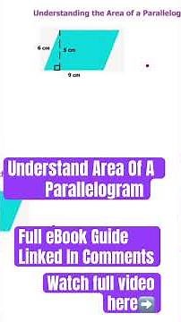 Understanding Area Of A Parallelogram