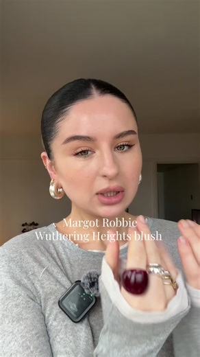Margot Robbie's Wuthering Heights Inspired Blush Look