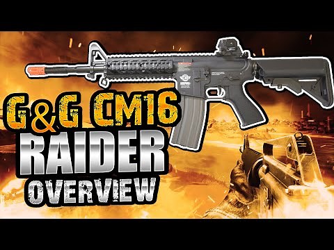 G&G CM16 Raider-L AEG Airsoft Rifle Overview