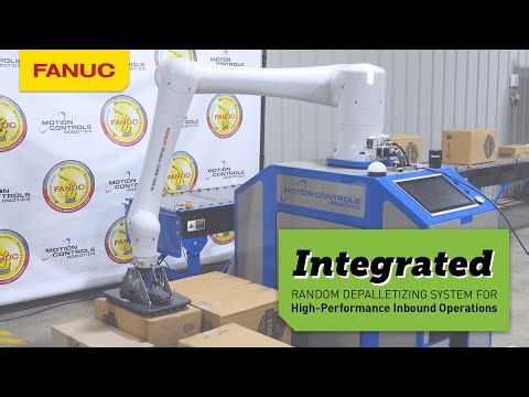 Random Case Depalletizing with FANUC iRVision 3DV