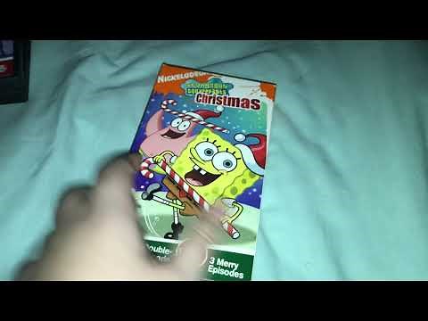 My SpongeBob SquarePants VHS/DVD Collection Part 1