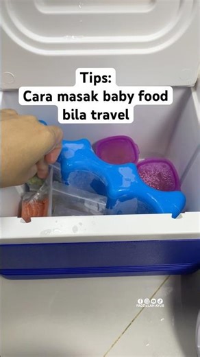 Tips: Cara masak babyfood bila travel