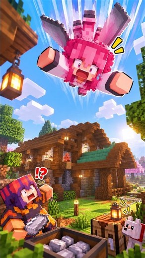 How NOT to Use an Elytra in Minecraft #minecraft #minecraftadventures #minecraftshorts