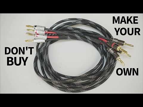 How to Make Your Own HQ Speaker Cable Step by Step DIY
