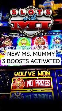 🚨 Fo Mo MUMMY BONUS 💎🔥 Ms. Mummy Activated 3 BOOSTS 💰🎰 #bigwin #casino #mummy #slots #jackpot