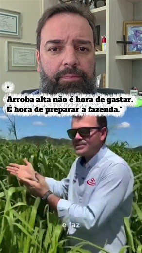 Arroba alta não é hora de gastar. É hora de preparar a fazenda.