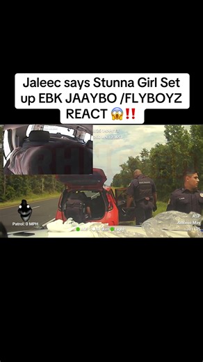 Jaleec says Stunna gril Set up EBK JAAYBO in body cam footage/fly boy reaction 😱‼️ #nojumperpodcast #westcoast #ebkjaaybo #jaleecpino #stunnagril #flyboys #beef #cops #ploice👨‍✈️ #fans