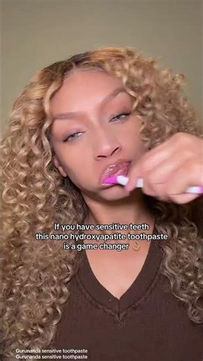 If you have sensitive teeth this toothpaste is a game changer!! Hydroxyapatite & potassium nitrate