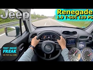2022 Jeep Renegade 1.0 T-GDI Night Eagle 120 PS TOP SPEED AUTOBAHN DRIVE POV