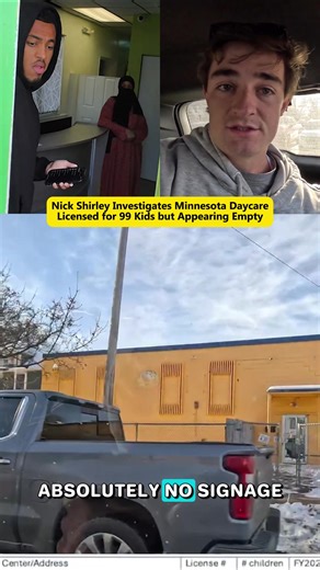 Nick Shirley Investigates Minnesota Daycare Licensed for 99 Kids but Appearing Empty #nickshirley #investigation #minnesota #popculture #fyp