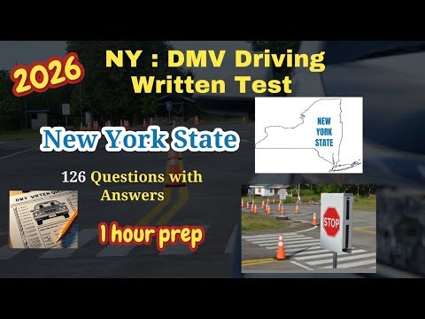New York DMV Driving Test 2026 | Practice Questions & Answers