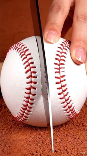 The Secret Inside This Baseball! ⚾️ Colorful Layer Cake ASMR