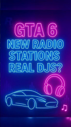 GTA 6: New Radio Stations & Real DJs Leaks! #gta6 #shorts