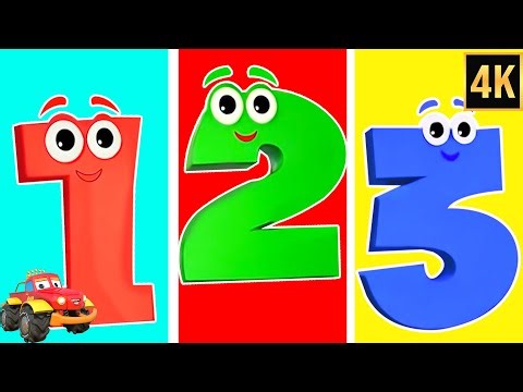 1 2 3 Counting Song & Learn Number Cartoon Videos for Kids