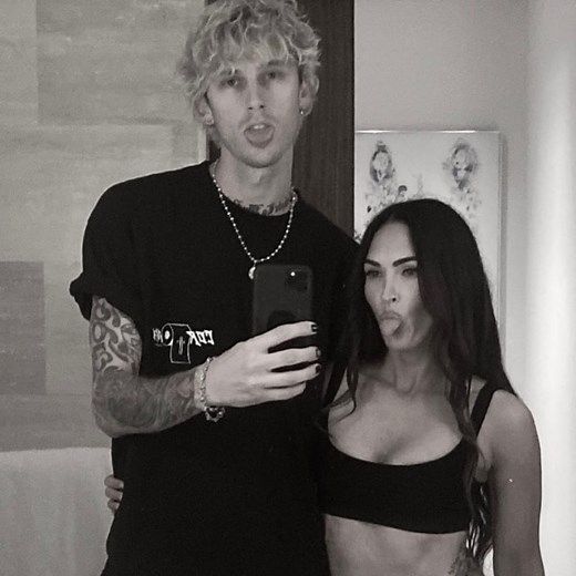 Megan Fox Shares Topless Picture Of "Achingly Beautiful" Machine Gun Kelly