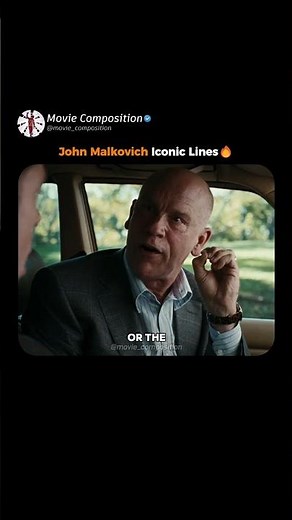 John Malkovich’s Iconic Lines🔥#movies #movieclips