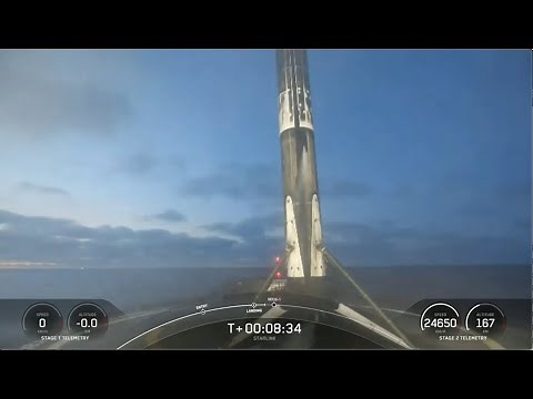 SpaceX Falcon 9 rocket launches new Starlink batch, nails booster landing