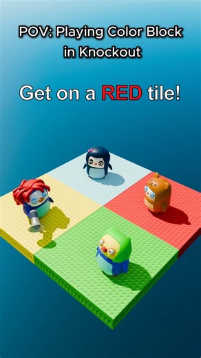 POV: Playing Color Block in Knockout #roblox
