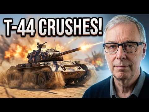 Russian Tier 8 T-44 Crushes the Competition | WoT Blitz Ace Mastery