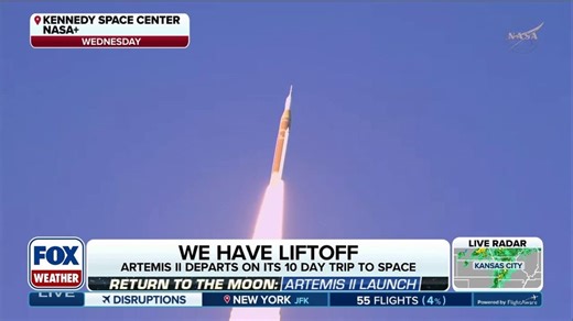 Artemis II crew enters first full day in space after historic launch | Latest Weather Clips | FOX Weather
