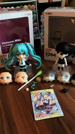 UNBOXING MY NEW NENDOROIDS ‼️ HATSUNE MIKU AND OMORI 🤩 #fyp #keşfet #omori #omorimerch #hatsunemiku